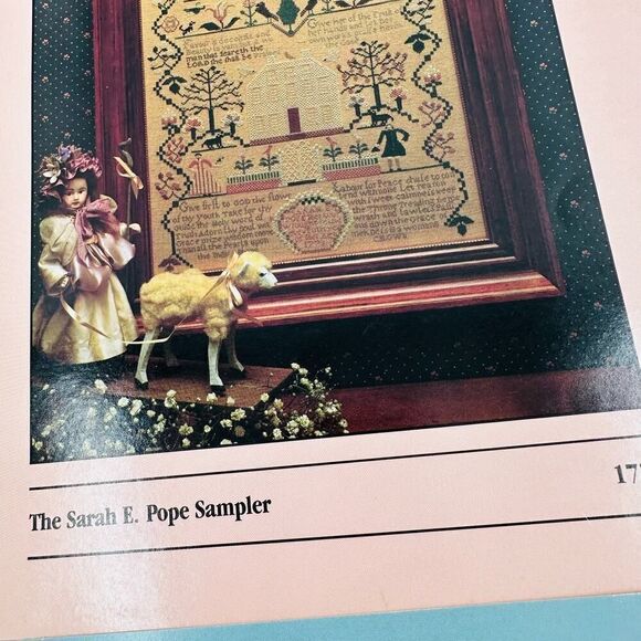 SHEEPISH DESIGNS Sampler Lot Cross stitch Patterns 1 4 5 7 Sarah E. Pope Sampler - Picture 12 of 16